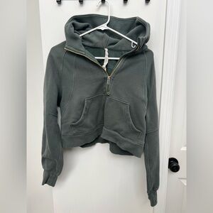 Lululemon Green Scruba Quarter Zip Sweatshirt Women’s Size XS/S